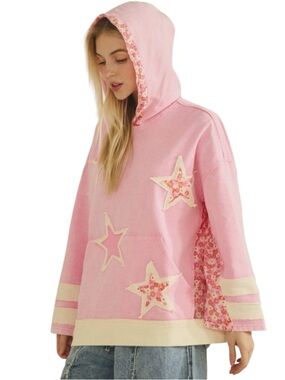 179:  SAGE + FIG NWT HOODIE PINK (H4)